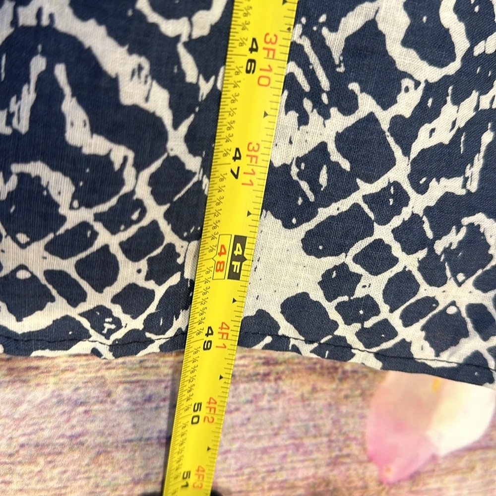 Betsey Johnson Sz 6 Blue/White Maxi Dress - Picture 13 of 13